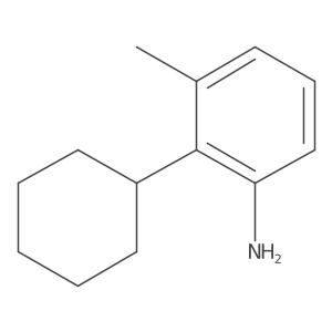 2-Cyclohexyl-3-methylaniline结构式