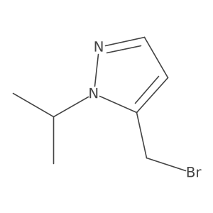 5-(Bromomethyl)-1-(propan-2-yl)-1h-pyrazole Structure