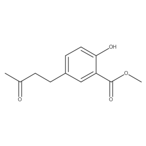 Methyl 2-hydroxy-5-(3-oxobutyl)benzoate Structure