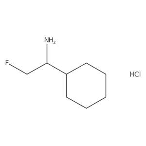 (S)-1-Cyclohexyl-2-fluoroethylamine Hydrochloride Structure