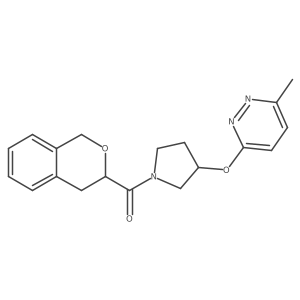 Isochroman-3-yl(3-((6-methylpyridazin-3-yl)oxy)pyrrolidin-1-yl)methanone Structure