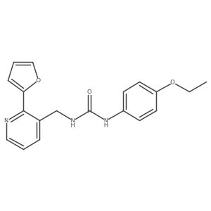 1-(4-Ethoxyphenyl)-3-((2-(furan-2-yl)pyridin-3-yl)methyl)urea结构式