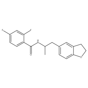 N-(1-(2,3-dihydrobenzofuran-5-yl)propan-2-yl)-2,4-difluorobenzamide Structure