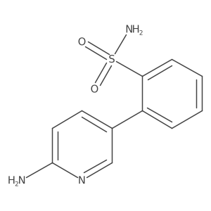 2-(6-Amino-3-pyridinyl)benzenesulfonamide Structure