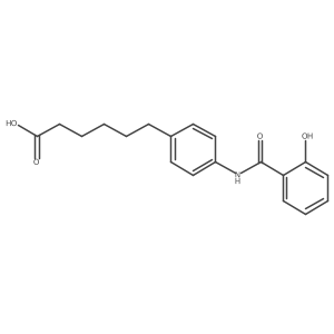 6-(4-(2-Hydroxybenzamido)phenyl)hexanoic acid结构式