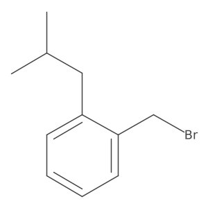 1-(Bromomethyl)-2-(2-methylpropyl)benzene Structure