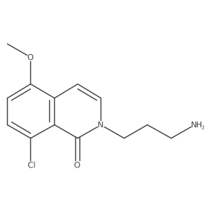COc1ccc(Cl)c2c(=O)n(CCCN)ccc12结构式