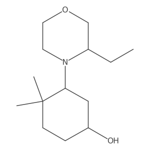 3-(3-Ethylmorpholin-4-yl)-4,4-dimethylcyclohexan-1-ol结构式