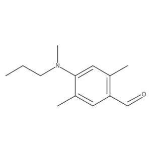2,5-Dimethyl-4-[methyl(propyl)amino]benzaldehyde Structure