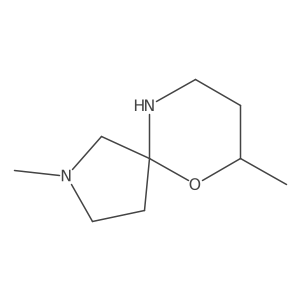 2,7-Dimethyl-6-oxa-2,10-diazaspiro[4.5]decane结构式