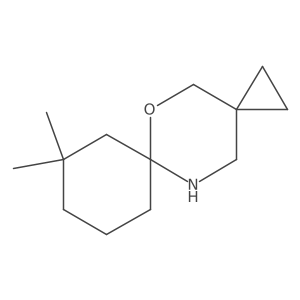 8,8-Dimethyl-5-oxa-12-azadispiro[2.2.5^{6}.2^{3}]tridecane Structure