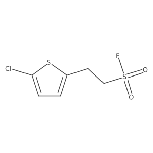 2-(5-Chlorothiophen-2-yl)ethane-1-sulfonyl fluoride Structure