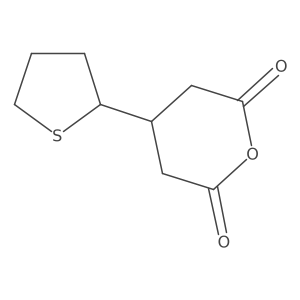 4-(Thiolan-2-yl)oxane-2,6-dione结构式