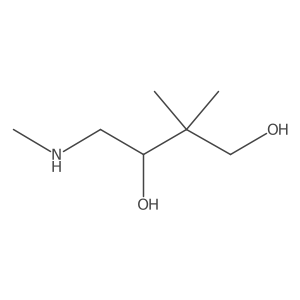 2,2-Dimethyl-4-(methylamino)butane-1,3-diol结构式