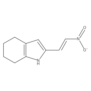 2-(2-nitroethenyl)-4,5,6,7-tetrahydro-1H-indole结构式