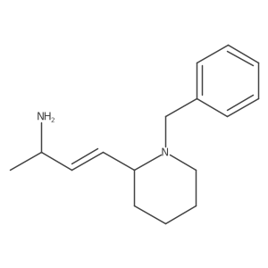 4-(1-Benzylpiperidin-2-yl)but-3-en-2-amine Structure