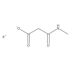 Potassium;3-(methylamino)-3-oxopropanoate结构式