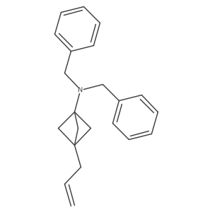 3-Allyl-N,N-dibenzylbicyclo[1.1.1]pentan-1-amine结构式