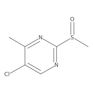 5-Chloro-4-methyl-2-(methylsulfinyl)pyrimidine Structure