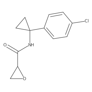 N-[1-(4-Chlorophenyl)cyclopropyl]oxirane-2-carboxamide结构式