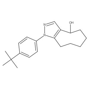 1-(4-tert-butylphenyl)-1H,4H,5H,6H,7H,8H,9H-cycloocta[c]pyrazol-4-ol Structure