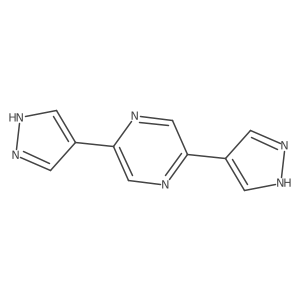 2,5-Di(1H-pyrazol-4-yl)pyrazine Structure
