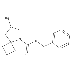 Benzyl 7-hydroxy-5-azaspiro[3.4]octane-5-carboxylate结构式