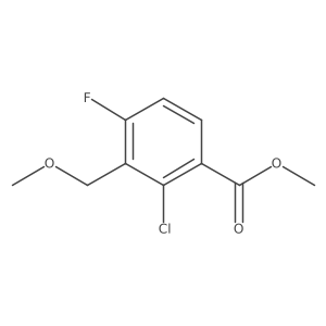 Methyl 2-chloro-4-fluoro-3-(methoxymethyl)benzoate结构式