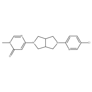 6-[5-(5-Chloropyridin-2-yl)-octahydropyrrolo[3,4-c]pyrrol-2-yl]-3-methyl-3,4-dihydropyrimidin-4-one Structure