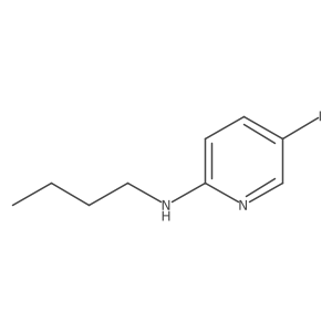 N-Butyl-5-iodo-2-pyridinamine Structure