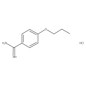 4-Propoxybenzimidamide hydrochloride结构式