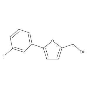 2-Furanmethanol, 5-(3-fluorophenyl)- Structure