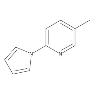 5-Methyl-2-(1H-pyrrol-1-yl)pyridine结构式