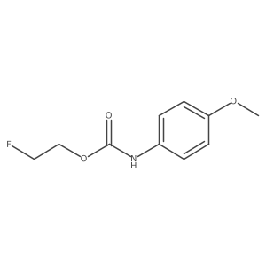 Carbamic acid, (4-methoxyphenyl)-, 2-fluoroethyl ester结构式