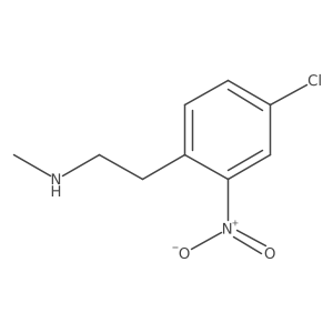 [2-(4-Chloro-2-nitro-phenyl)-ethyl]-methyl-amine Structure