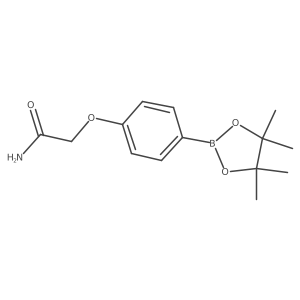 2-[4-(4,4,5,5-tetramethyl-1,3,2-dioxaborolan-2-yl)phenoxy]Acetamide Structure