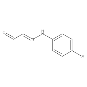 2-(2-(4-Bromophenyl)hydrazono)acetaldehyde Structure