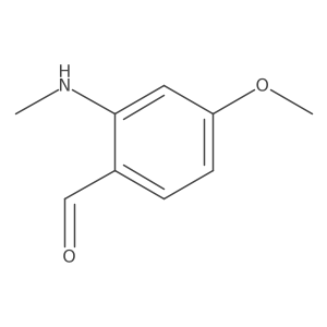 4-Methoxy-2-(methylamino)benzaldehyde结构式