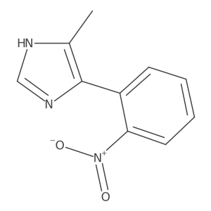 5-methyl-4-(2-nitrophenyl)-1H-imidazole结构式