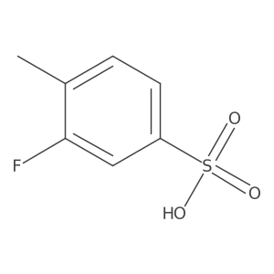 3-Fluoro-4-methylbenzenesulfonic acid结构式
