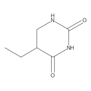 5-Ethylhexahydropyrimidine-2,4-dione Structure
