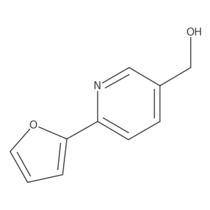 (6-(Furan-2-YL)pyridin-3-YL)methanol结构式
