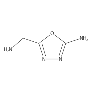5-Amino-1,3,4-oxadiazole-2-methanamine Structure