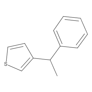 3-(1-Phenylethyl)thiophene Structure