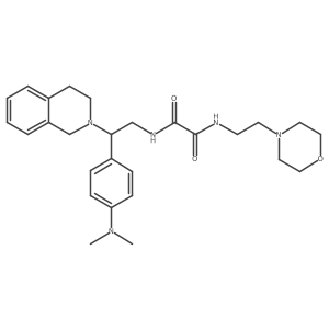N1-(2-(3,4-dihydroisoquinolin-2(1H)-yl)-2-(4-(dimethylamino)phenyl)ethyl)-N2-(2-morpholinoethyl)oxalamide Structure
