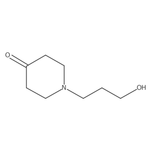 1-(3-Hydroxypropyl)-4-piperidone Structure