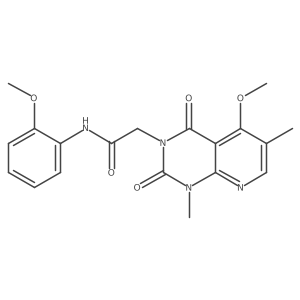 2-(5-methoxy-1,6-dimethyl-2,4-dioxo-1,2-dihydropyrido[2,3-d]pyrimidin-3(4H)-yl)-N-(2-methoxyphenyl)acetamide Structure