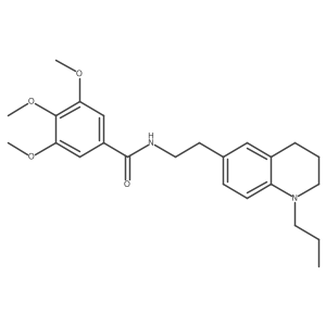 3,4,5-trimethoxy-N-(2-(1-propyl-1,2,3,4-tetrahydroquinolin-6-yl)ethyl)benzamide结构式