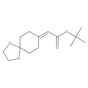 Tert-butyl 2-{1,4-dioxaspiro[4.5]decan-8-ylidene}acetate Structure