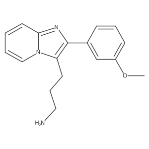 2-(3-Methoxyphenyl)imidazo[1,2-a]pyridine-3-propanamine结构式